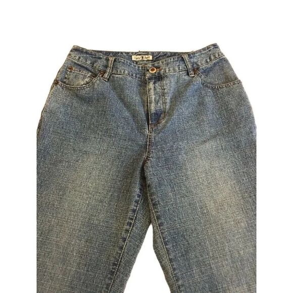 Vintage Y2K Duck Head Jeans Women 6 Blue Bootcut Minimalist Classic Streetwear - Picture 4 of 9